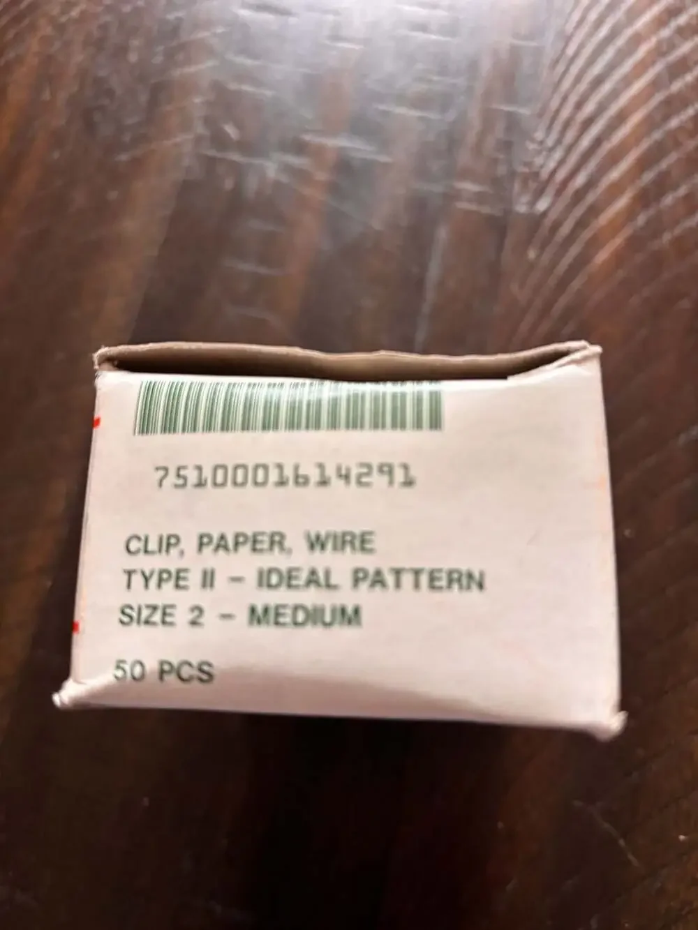 Officemate Ideal Butterfly Clamps No. 2 Medium Paper Clips, 50 Pieces